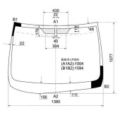 Стекло лобовое в клей NISSAN LAFESTA 04- <b>XYG B30-R LFW/X</b>