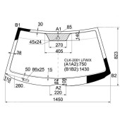 Стекло лобовое в клей MERCEDES-BENZ CLK-CLASS C208 97-02 2D CPE <b>XYG CLK-2001 LFW/X</b>