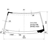 Стекло лобовое в клей TOYOTA AVALON 95-00 <b>XYG CX10 LFW/X</b>