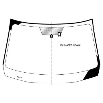 Стекло лобовое в клей MAZDA CX-5 12- <b>XYG CX5-VCPS LFW/X</b>