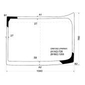 Стекло лобовое правая половинка FREIGHTLINER FLC / CORONADO / CENTURY CLASS C112 / C120 / COLUMBIA 97-04 <b>XYG DW01302 LFW/RH/X</b>