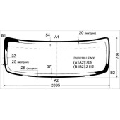 Стекло лобовое в клей Kenworth T2000 Conventional Cab 97-09 <b>XYG DW01310 LFW/X</b>