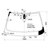 Стекло лобовое в клей BMW 5-SERIES E60 / E61 2003-2007 4 / 5D <b>XYG E60 LFW/X</b>
