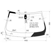 Стекло лобовое в клей BMW 3-SERIES E90 / E91 05- 4 / 5D <b>XYG E90-VS LFW/X</b>