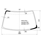 Стекло лобовое в клей TOYOTA STARLET 3 / 5-DOOR HB 90-96 <b>XYG EP80 LFW/X</b>