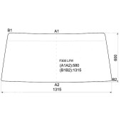 Стекло лобовое в резинку DAIHATSU ROCKY / FEROSA 90- <b>XYG F300 LFW</b>