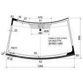 Стекло лобовое в клей SKODA FABIA II / ROOMSTER 2007- <b>XYG FABIA-II-VCP LFW/X</b>