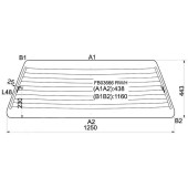 Стекло заднее (крышка багажника) с обогревом TOYOTA COROLLA WAGON KE92V 1988-1992 <b>XYG FB03666 RW/H</b>