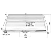 Стекло заднее (крышка багажника) с обогревом TOYOTA SEQUOIA VAN 2001- <b>XYG FB21331 RW/H/X</b>