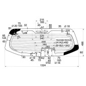 Стекло заднее (крышка багажника) с обогревом NISSAN PATHFINDER 05- <b>XYG FB22489 RW/H/X</b>