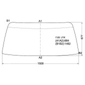 Стекло лобовое в резинку TOYOTA LAND CRUISER / LEXUS LX450 90-98 <b>XYG FJ80 LFW</b>