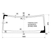 Стекло лобовое в клей LAND ROVER DISCOVERY 4D UTILITY 94-99 <b>XYG FW00793 LFW/X</b>