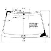 Стекло лобовое в клей HYUNDAI AVANTE / ELANTRA 96-00 4 / 5D WGN <b>XYG FW02010 LFW/X</b>