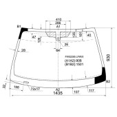 Стекло лобовое +дд в клей JAGUAR X-TYPE 4 / 5D 05-09 <b>XYG FW02285 LFW/X</b>