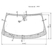 Стекло лобовое в клей INFINITI FX35 / FX50 08- <b>XYG FX35-08-VCS LFW/X</b>