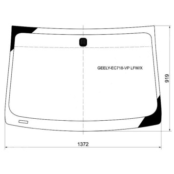 Стекло лобовое в клей GEELY EMGRAND SED / HBK 09- <b>XYG GEELY-EC718-VP LFW/X</b>