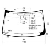Стекло лобовое +дд в клей OPEL INSIGNIA 4 / 5D HBK / WGN 08-16 <b>XYG INSIGNIA-VCS LFW/X</b>