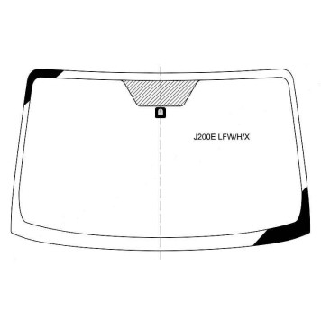 Стекло лобовое с обогревом щеток в клей TOYOTA RUSH / DAIHATSU TERIOS / BE-GO 06- <b>XYG J200E LFW/H/X</b>