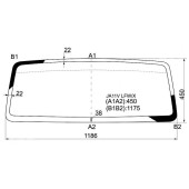 Стекло лобовое в клей SUZUKI JIMNY SAMURAI VAN 91- <b>XYG JA11V LFW/X</b>