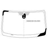 Стекло лобовое в клей RENAULT KANGOO II 07- <b>XYG KANGOO-08-VCS LFW/X</b>