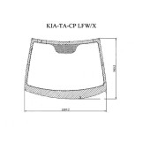 Стекло лобовое в клей KIA PICANTO TA / MORNING 5D HATCHBACK 2010- <b>XYG KIA-TA-L-CP LFW/X</b>