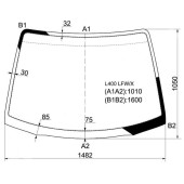 Стекло лобовое в клей MITSUBISHI DELICA VAN WAGON 94- <b>XYG L400 LFW/X</b>