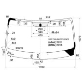 Стекло лобовое в клей RENAULT MASTER / OPEL MOVANO 09- <b>XYG MASTER-09-VCP LFW/X</b>