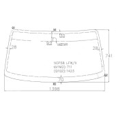 Стекло лобовое в клей TOYOTA PROBOX / SUCCEED NCP5# 02- <b>XYG NCP58 LFW/X</b>