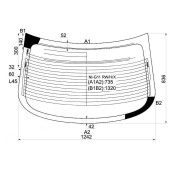 Стекло заднее с обогревом NISSAN ALMERA / BLUEBIRD SYLPHY 06- <b>XYG NI-G11 RW/H/X</b>