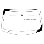 Стекло лобовое в клей NISSAN SKYLINE V36 2D CPE 06-14 / INFINITI G37 COUPE 07-13 <b>XYG NI-V36-CPE-VPY LFW/X</b>