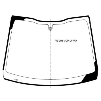 Стекло лобовое в клей PEUGEOT 208 12- 3 / 5D HBK <b>XYG PE-208-VCP LFW/X</b>