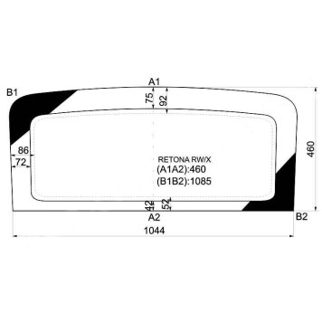 Стекло заднее (крышка багажника) KIA RETONA JEEP 1998- <b>XYG RETONA RW/X</b>