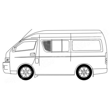 Стекло кузова переднее левое N1 TOYOTA HIACE / QUANTUM VAN 4 / 5D (STANDARD) 2005- (левый руль) <b>XYG RH200-ST-L SF/LH1/X</b>