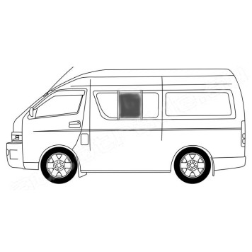 Стекло кузова переднее левое N2 TOYOTA HIACE / QUANTUM VAN 4 / 5D (STANDARD) 2005- (левый руль) <b>XYG RH200-ST-L SF/LH2/X</b>