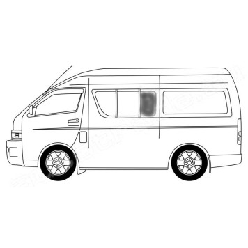 Стекло кузова переднее левое N3 TOYOTA HIACE / QUANTUM VAN 4 / 5D (STANDARD) 2005- (левый руль) <b>XYG RH200-ST-L SF/LH3/X</b>