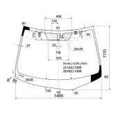 Стекло лобовое в клей LEXUS RX350 / 450H 09- <b>XYG RX-09-L-VCPS LFW/X</b>