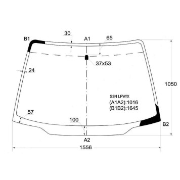 Стекло лобовое в клей HONDA ODYSSEY 99-03 <b>XYG S3N LFW/X</b>