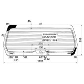 Стекло заднее (крышка багажника) с обогревом SUBARU FORESTER 05-07 <b>XYG SG5-05 RW/H/X</b>
