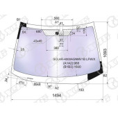 Стекло лобовое в клей HONDA CR-V 2006- <b>XYG SOLAR-4000AGNMV1B LFW/X</b>