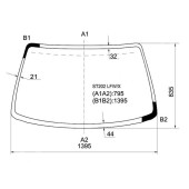 Стекло лобовое в клей TOYOTA CELICA / CURREN 94-99 <b>XYG ST202 LFW/X</b>