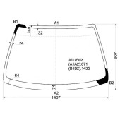 Стекло лобовое в клей HONDA INTEGRA 93-00 4D <b>XYG ST8 LFW/X</b>