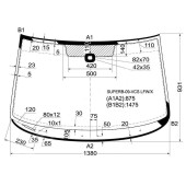 Стекло лобовое в клей Skoda Superb II Sedan / Wagon 2009- <b>XYG SUPERB-09-VCS LFW/X</b>