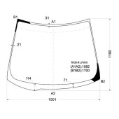 Стекло лобовое в клей TOYOTA ESTIMA / PREVIA 99- <b>XYG TR30-R LFW/X</b>