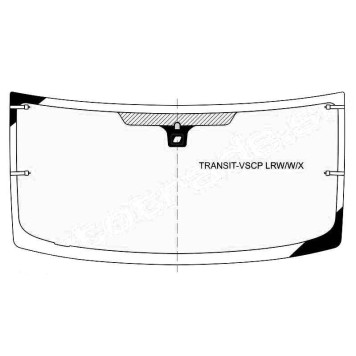 Стекло лобовое с полным обогревом +дд в клей FORD TRANSIT VAN 00- <b>XYG TRANSIT-VSCP LFW/W/X</b>