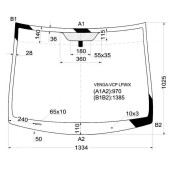 Стекло лобовое в клей KIA VENGA / HYUNDAI ix20 09- <b>XYG VENGA-VCP LFW/X</b>