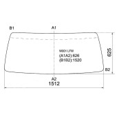 Стекло лобовое в резинку MAZDA TITAN CABOVER TRUCK 80-89 <b>XYG W001 LFW</b>