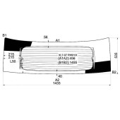 Стекло заднее (крышка багажника) с обогревом в клей SUZUKI XL7 07-09 <b>XYG XL7-07 RW/H/X</b>