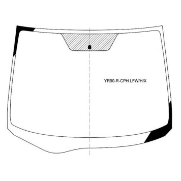 Стекло лобовое с обогревом щеток в клей TOYOTA VOXY / NOAH 07- <b>XYG YR90-R-CPH LFW/H/X</b>