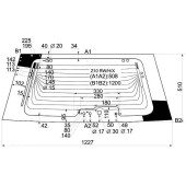 Стекло заднее (крышка багажника) с обогревом NISSAN CUBE 98-02 <b>XYG Z10 RW/H/X</b>