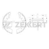 Колодки торм. бараб. зад Honda Accord I-III 78- City III 03- Civic V VI 91- HR-V 98- Life III 0 <b>ZEKKERT BK-4103</b>